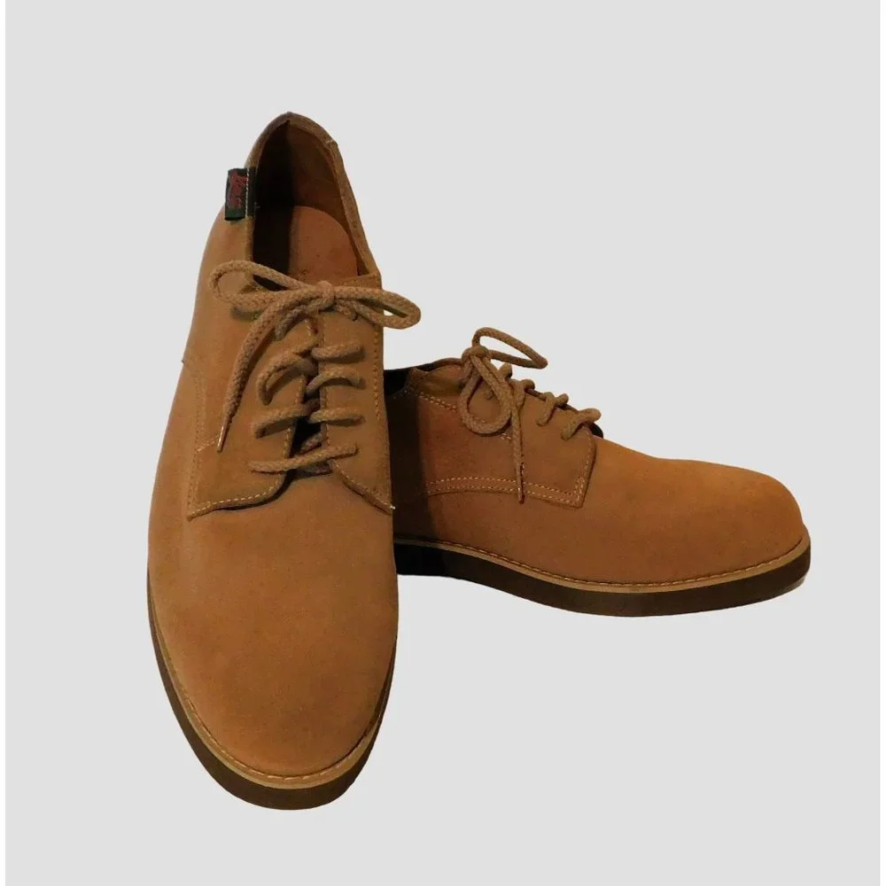 G H Bass Mens Shoes Suede Leather Oxford Ties Tan 10M
